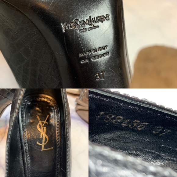 YSL wood block heels eu37 - Picture 6 of 6